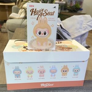 Adorable Pop Mart Labubu Plush Toy - Cream and Pink